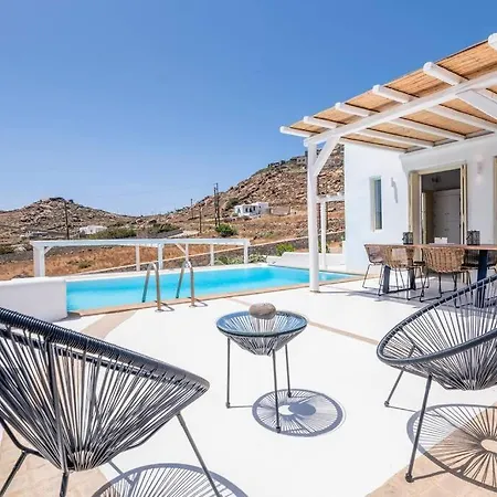 Villa Aegean Blue By Llb - In 500m. Kalafatis