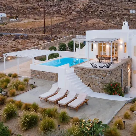 Villa Aegean Blue By Llb - In 500m. Kalafatis