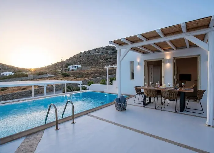 Villa Aegean Blue By Llb - In 500m. Kalafatis