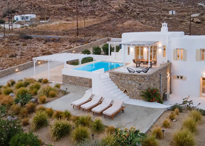 Villa Aegean Blue By Llb - In 500m. Kalafáti